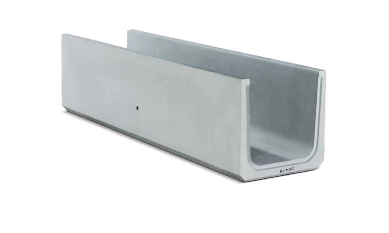 PRECAST U-SHAPE DRAIN